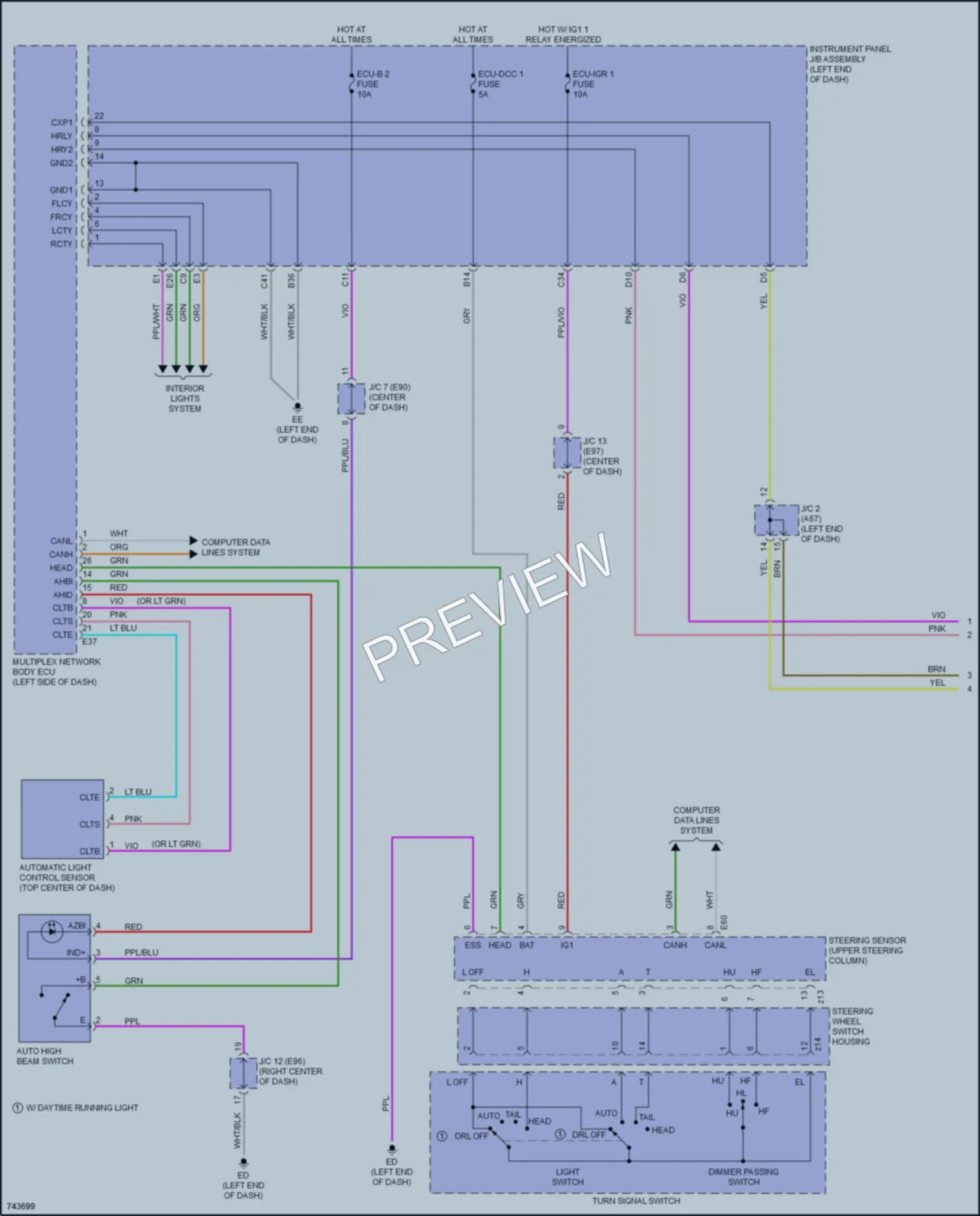 2021 Toyota VenzaHybrid Headlights wiring diagram preview