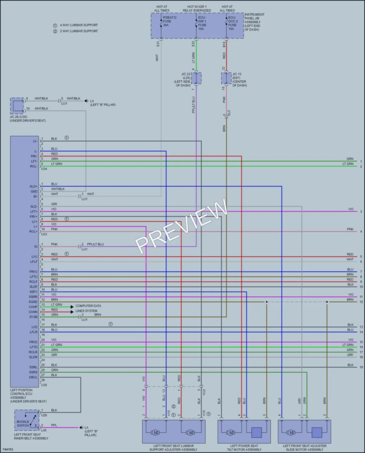 2021 Toyota VenzaHybrid Memory Systems wiring diagram preview