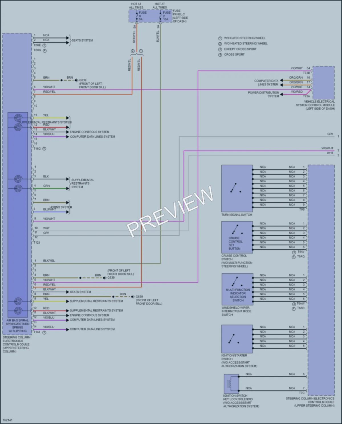 2021 Volkswagen Atlas Body Control Modules wiring diagram preview