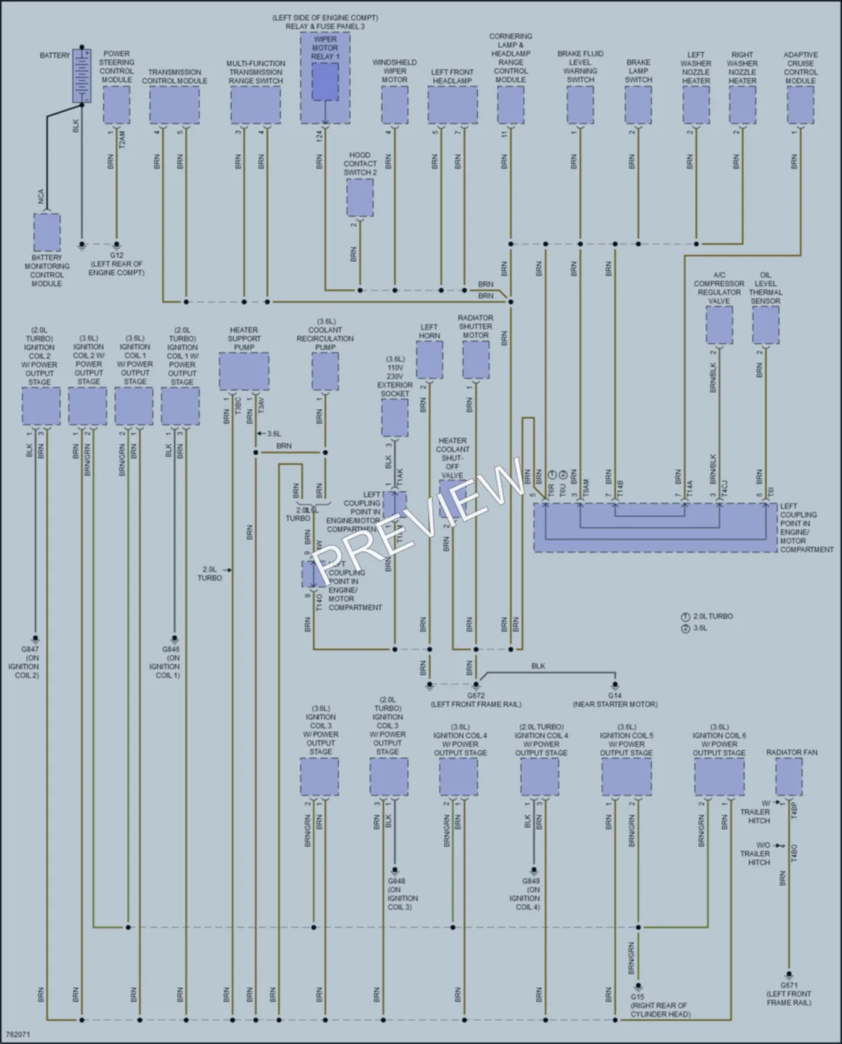 2021 Volkswagen Atlas Ground Distribution wiring diagram preview