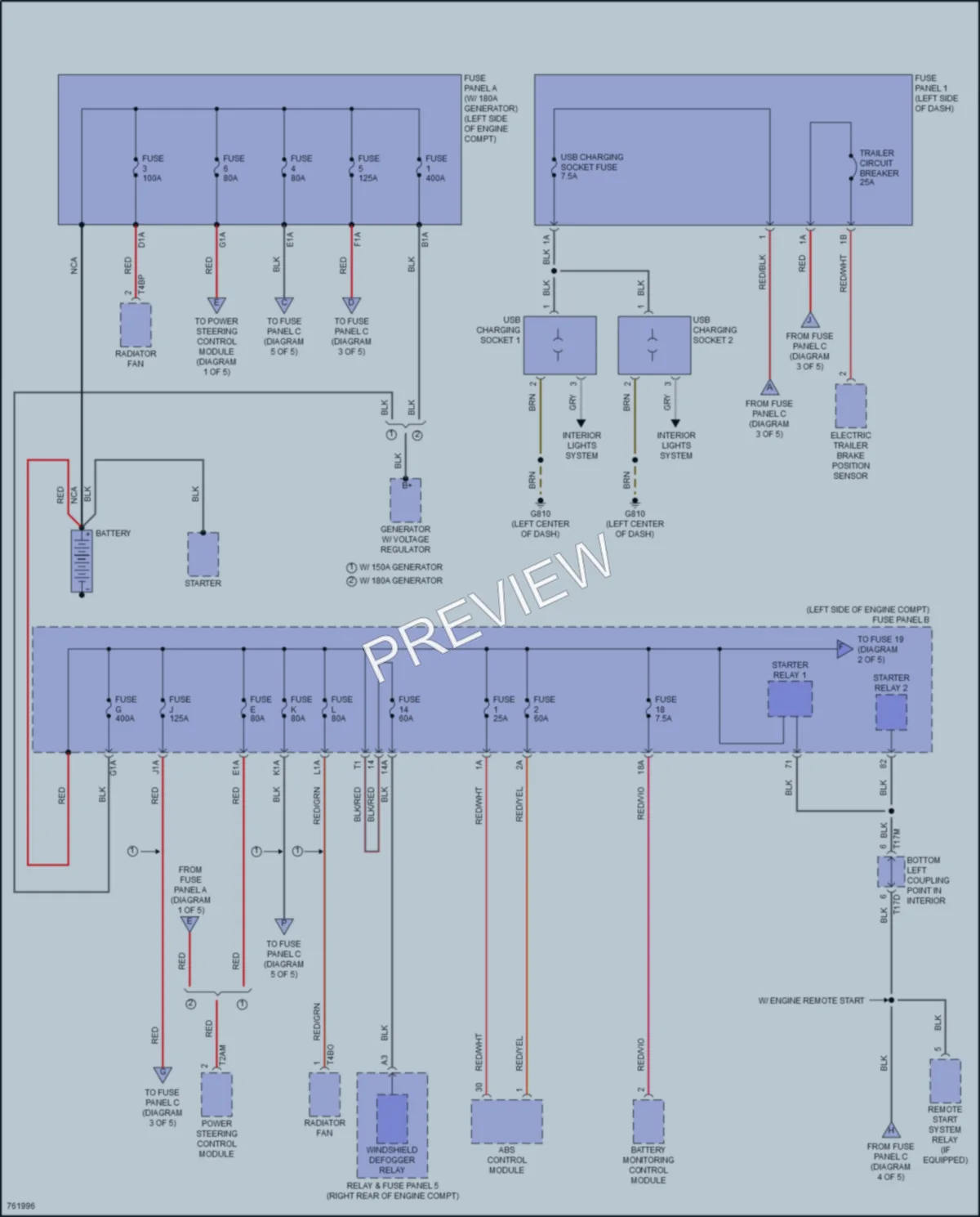 2021 Volkswagen AtlasCrossSport Power Distribution wiring diagram preview