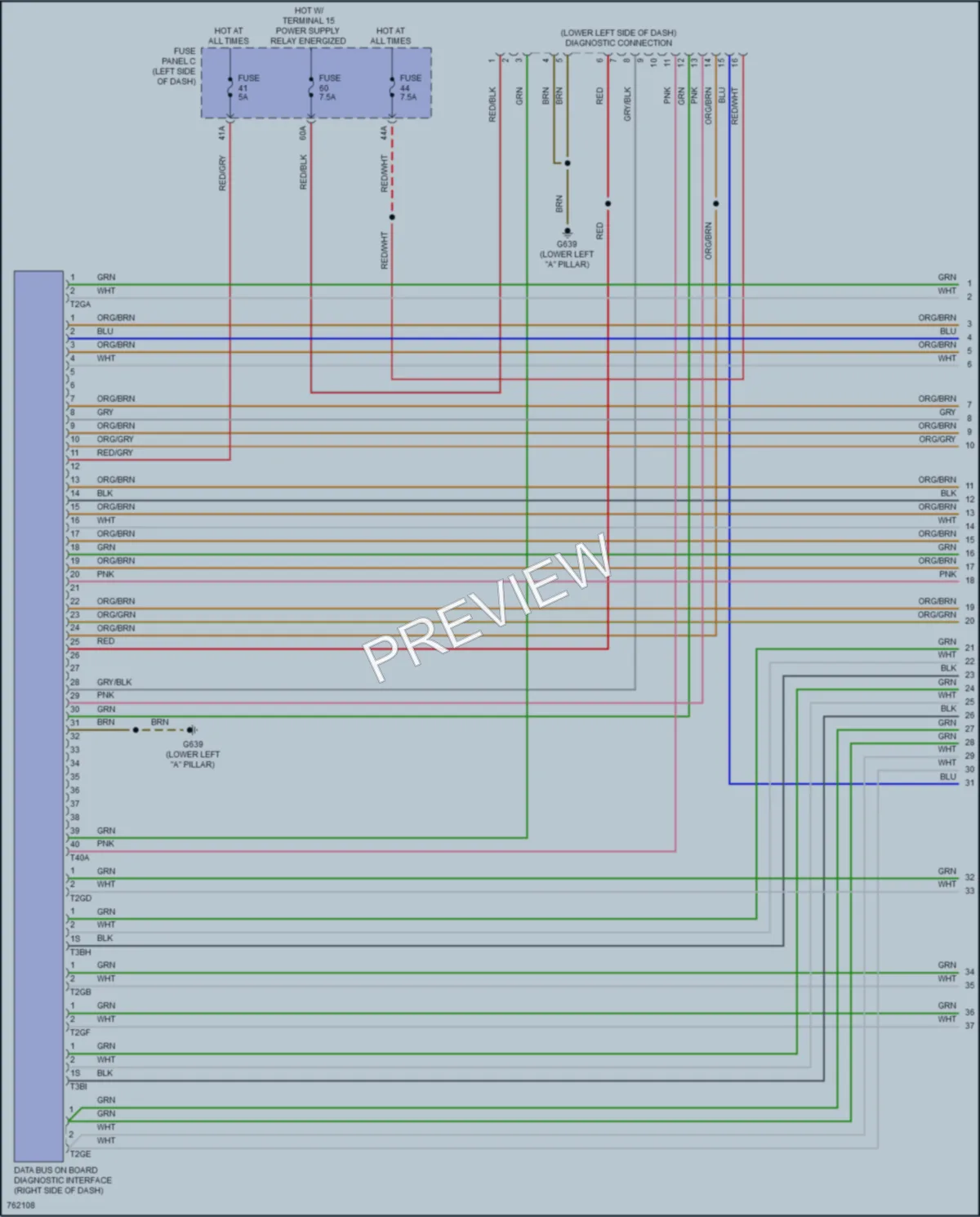 2021 Volkswagen ID4 Computer Data Lines wiring diagram preview