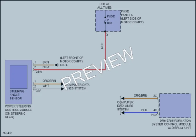 2021 Volkswagen ID4 Electronic Power Steering wiring diagram preview