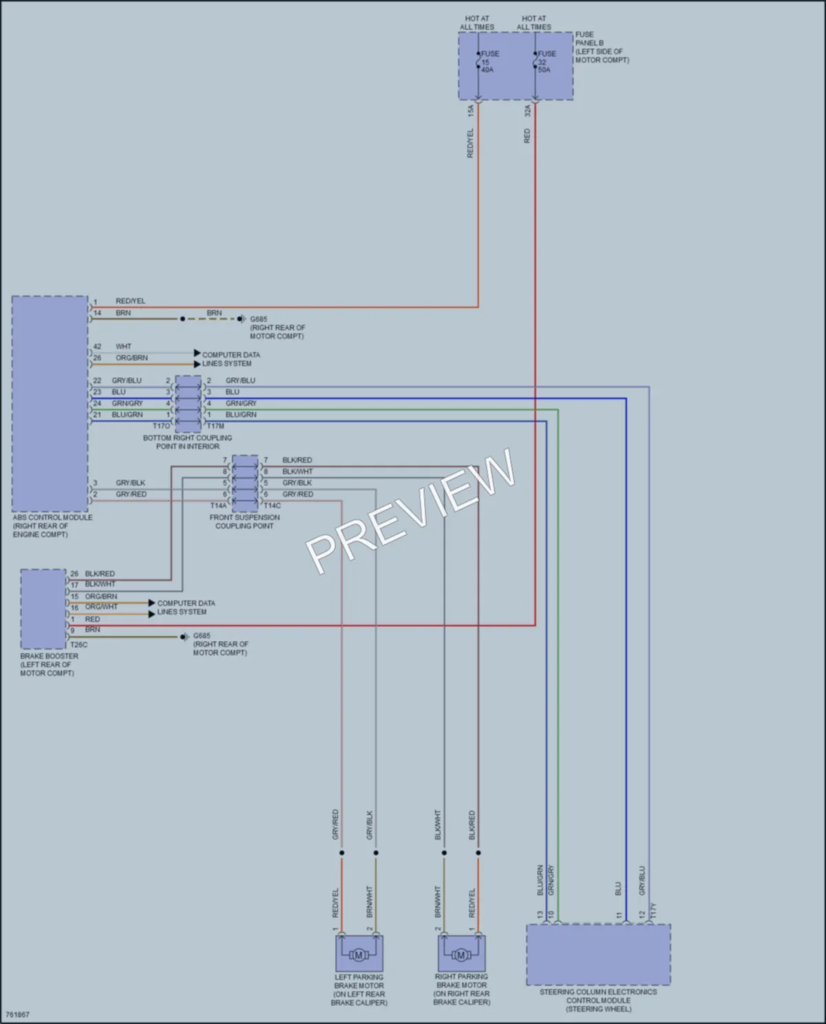 2021 Volkswagen ID4 Shift Interlock wiring diagram preview
