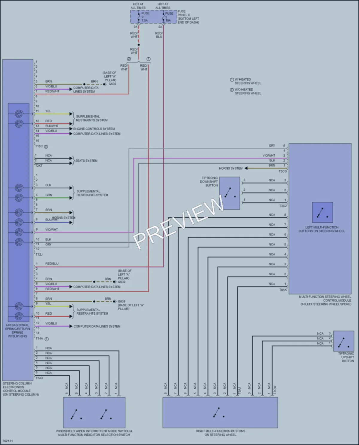 2021 Volkswagen Jetta Body Control Modules wiring diagram preview