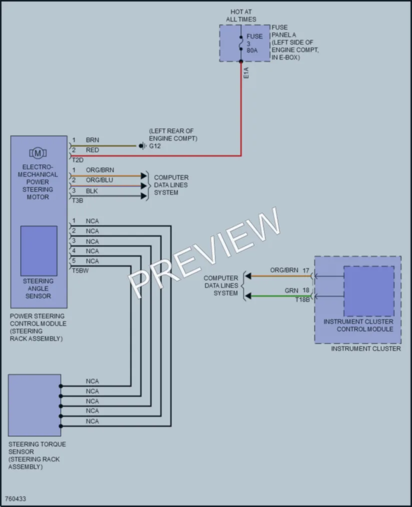 2021 Volkswagen Jetta Electronic Power Steering wiring diagram preview