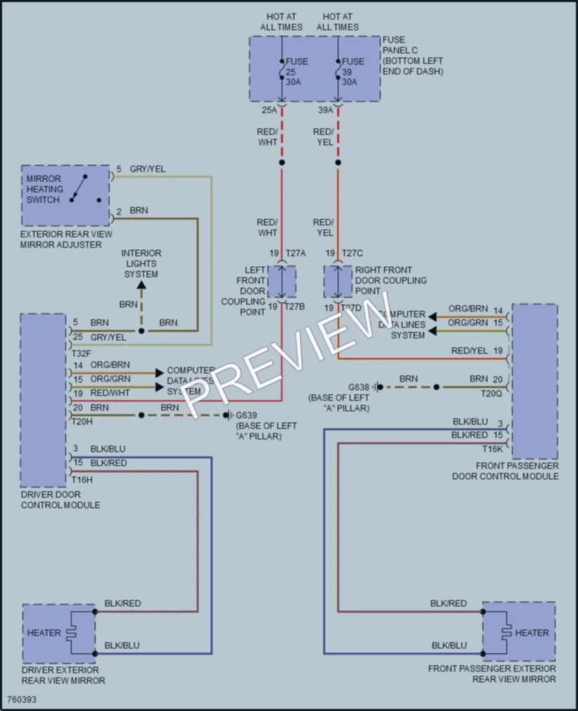 2021 Volkswagen JettaGLI Defoggers wiring diagram preview