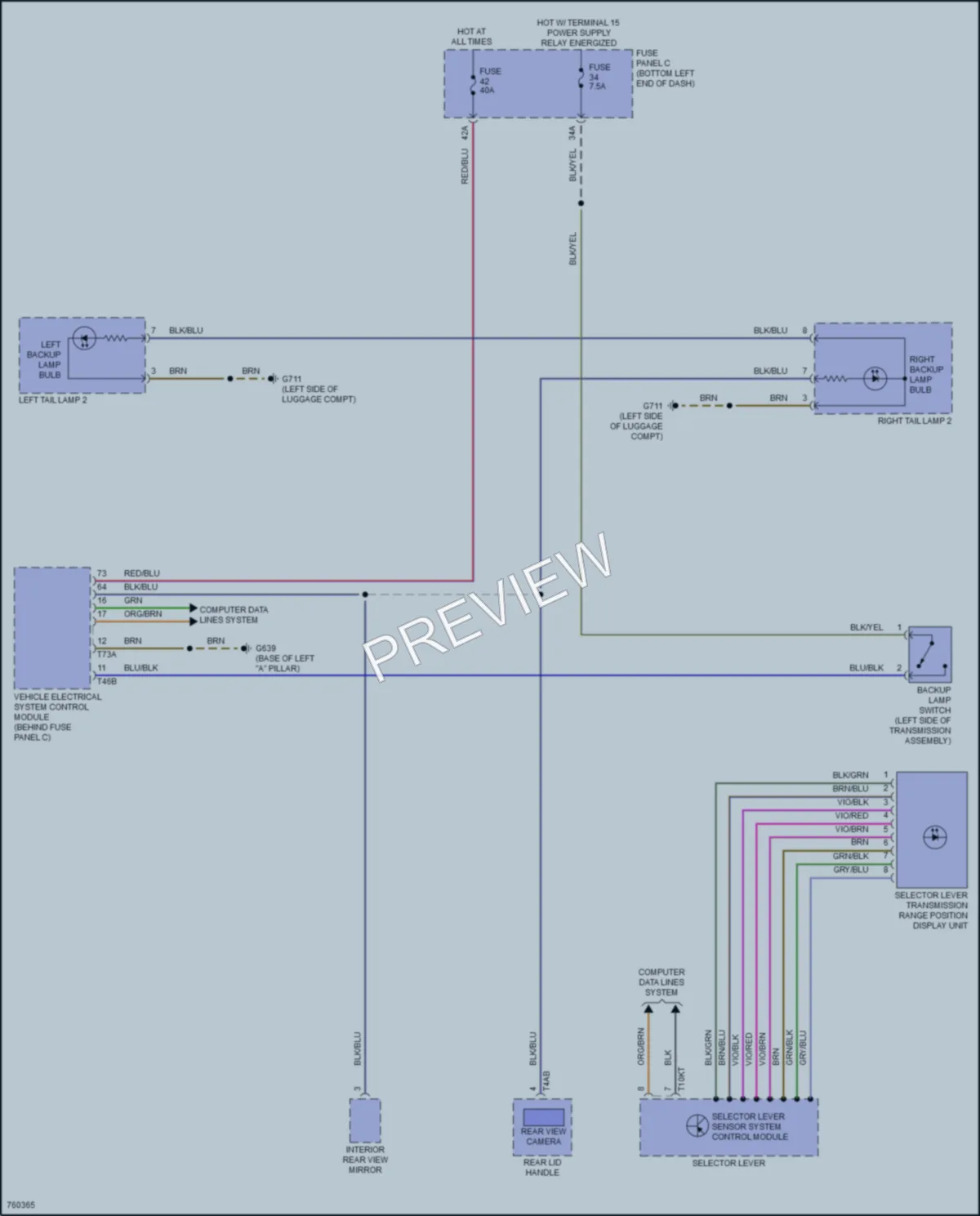 2021 Volkswagen JettaGLI Exterior Lights wiring diagram preview