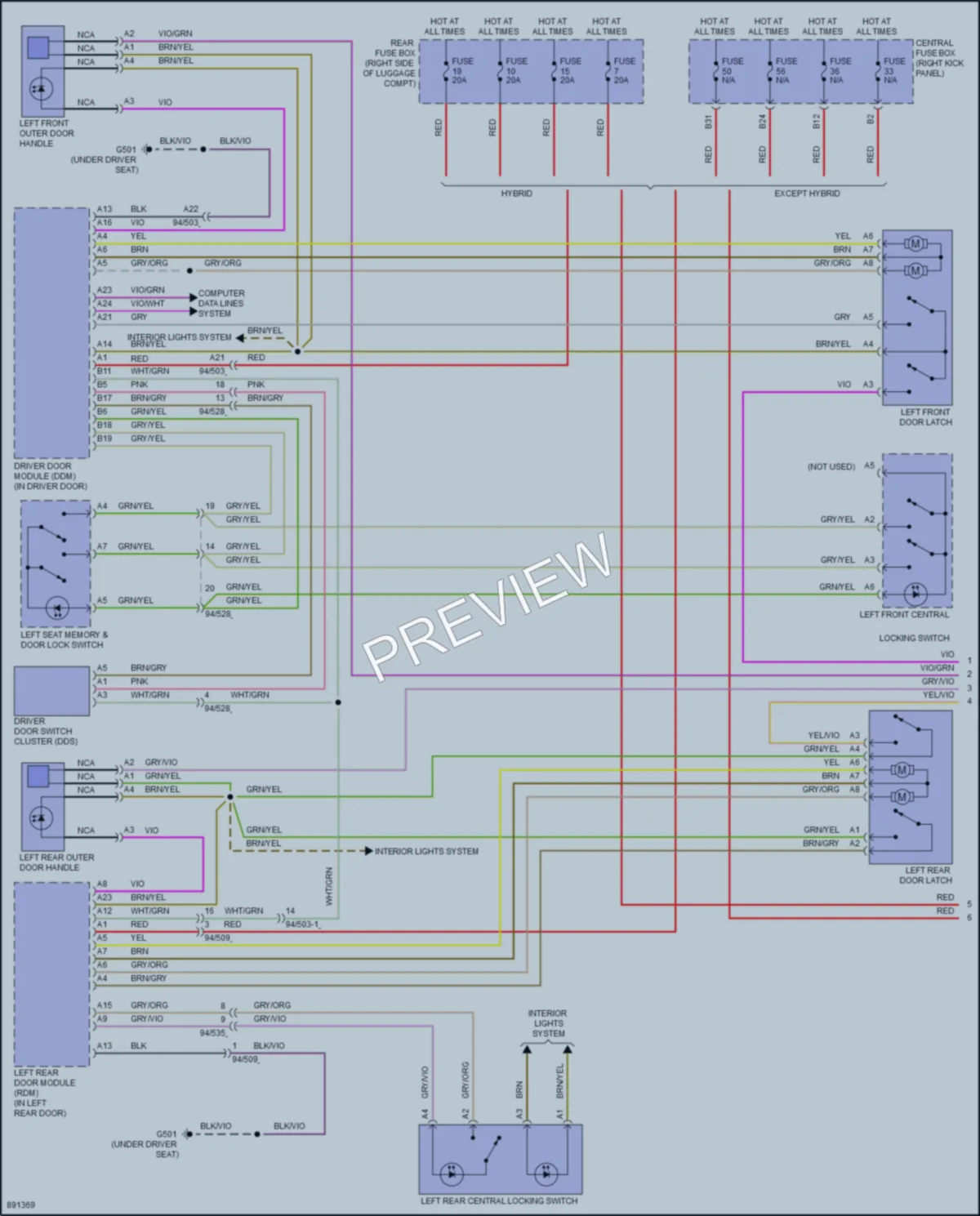 2021 Volvo S60PlugIn Anti Theft wiring diagram preview