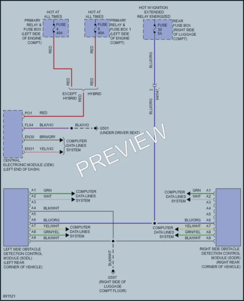 2021 Volvo S60PlugIn Navigation wiring diagram preview