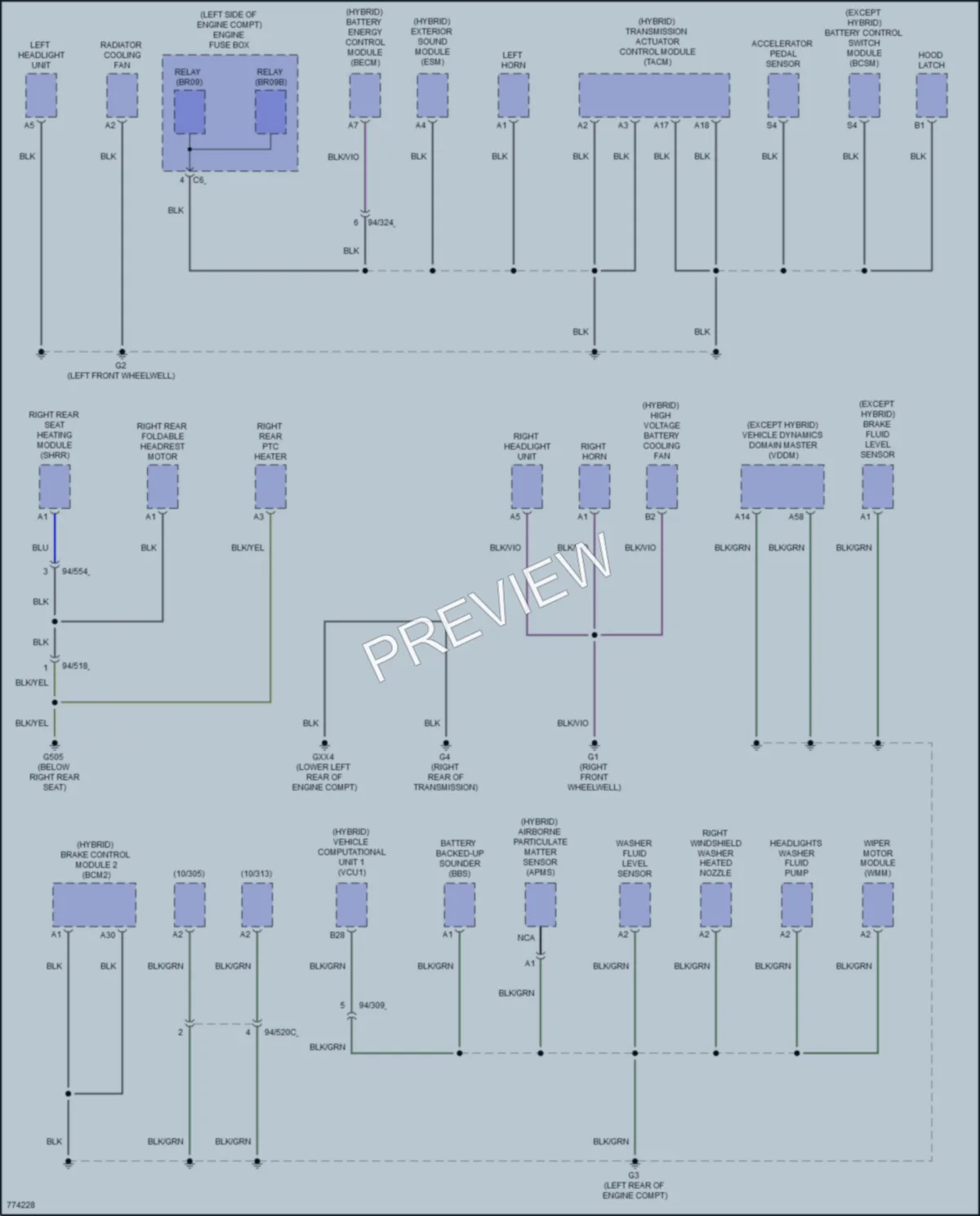 2021 Volvo XC90 Ground Distribution wiring diagram preview