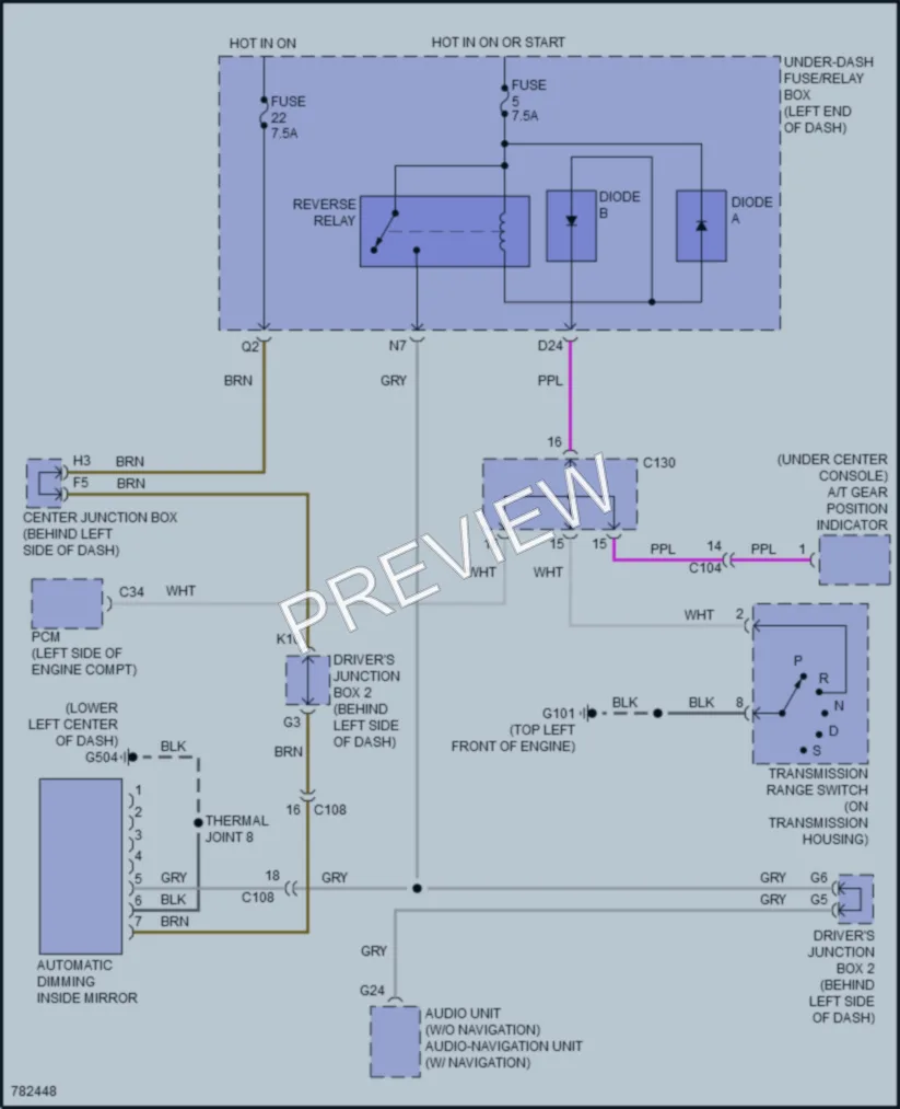 2022 Acura ILX Power Mirrors wiring diagram preview