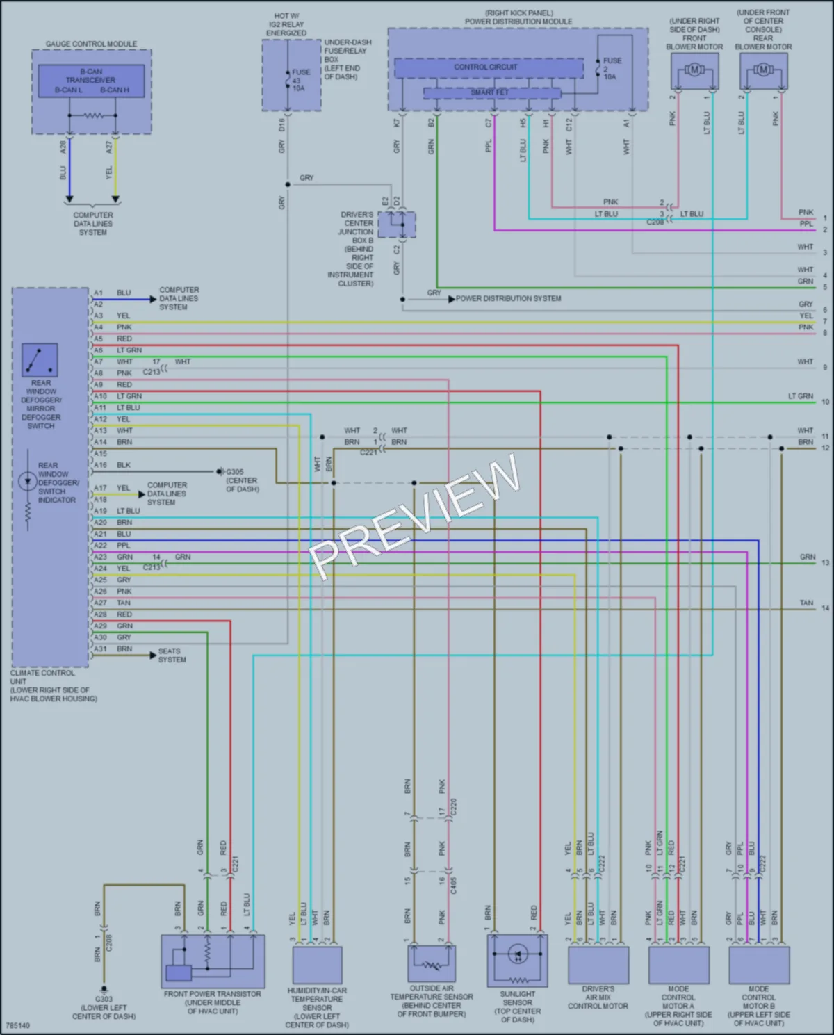 2022 Acura MDX Air Conditioning wiring diagram preview