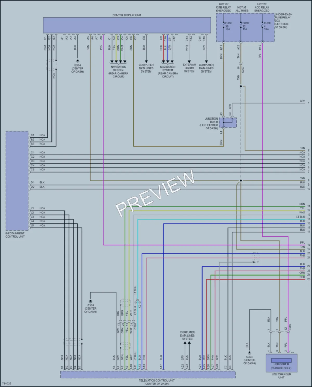 2022 Acura TLX Radio wiring diagram preview