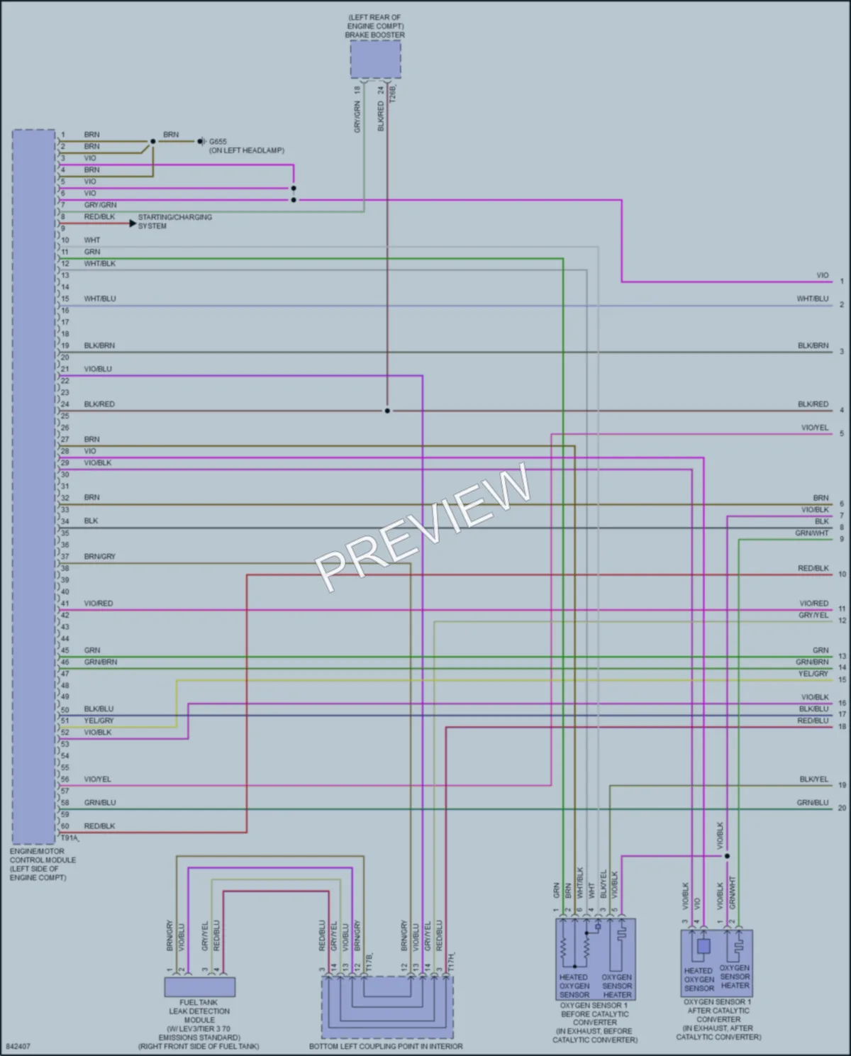 2022 Audi A3 Engine Performance wiring diagram preview