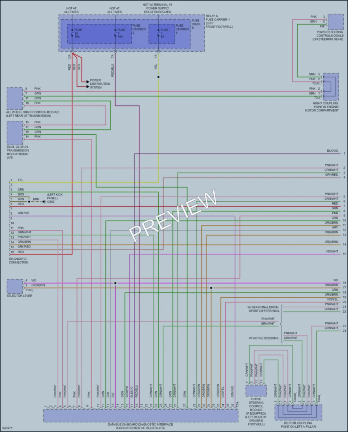 2022 Audi A4allroad Computer Data Lines wiring diagram preview