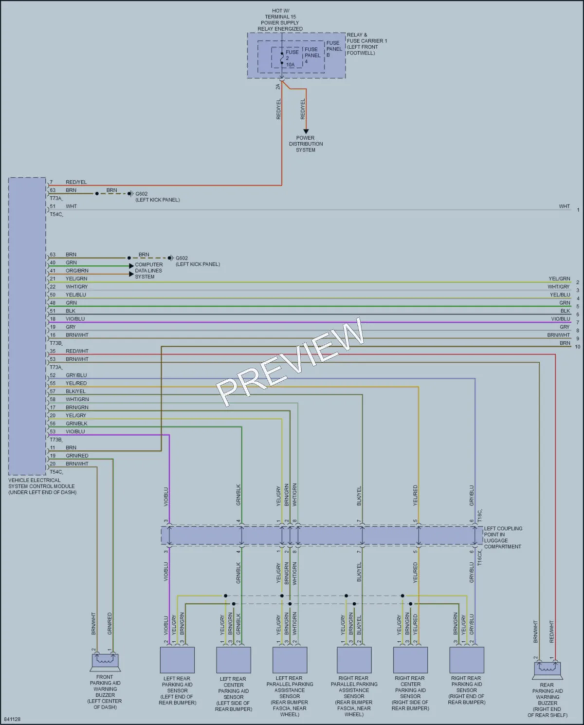 2022 Audi A4allroad Navigation wiring diagram preview