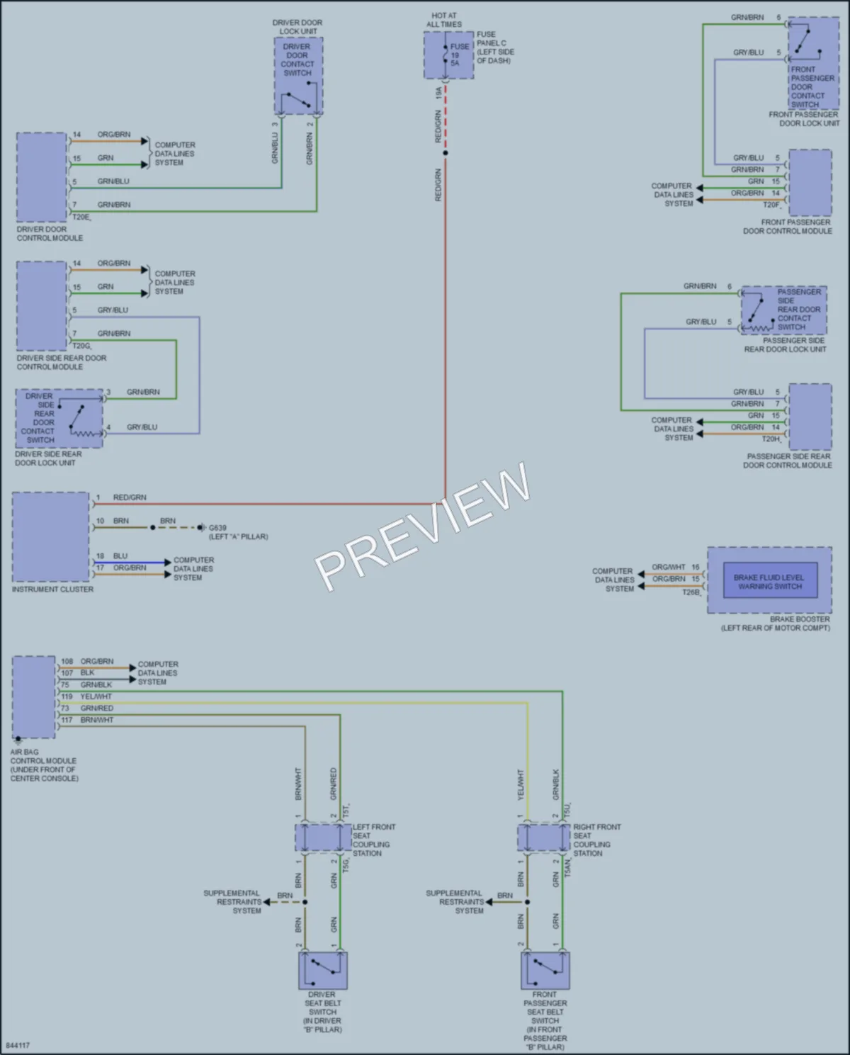 2022 Audi Q4etronSportback Warning Systems wiring diagram preview