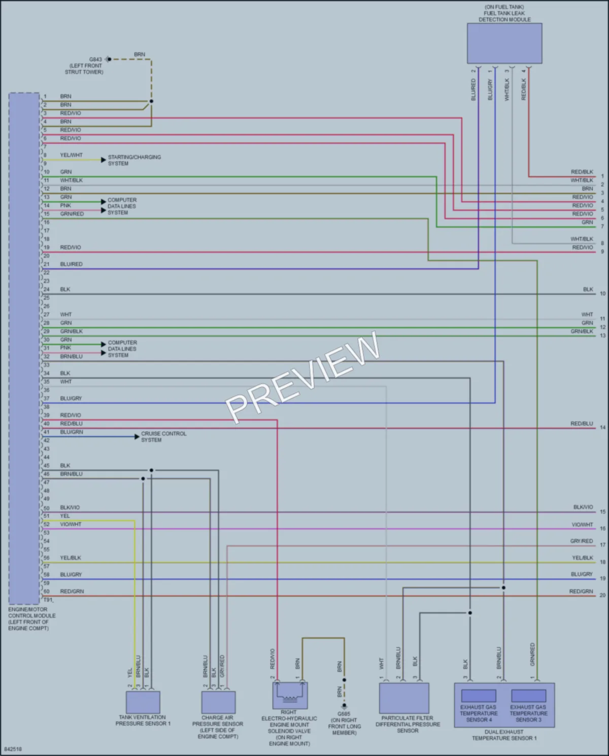 2022 Audi Q5 Engine Performance wiring diagram preview