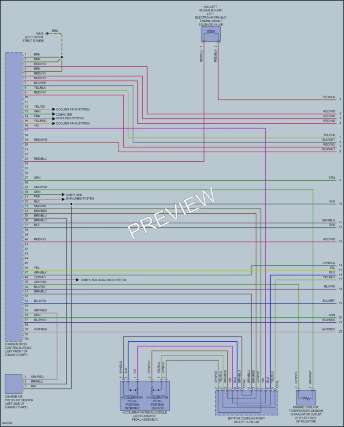 2022 Audi Q5Sportback Engine Performance wiring diagram preview
