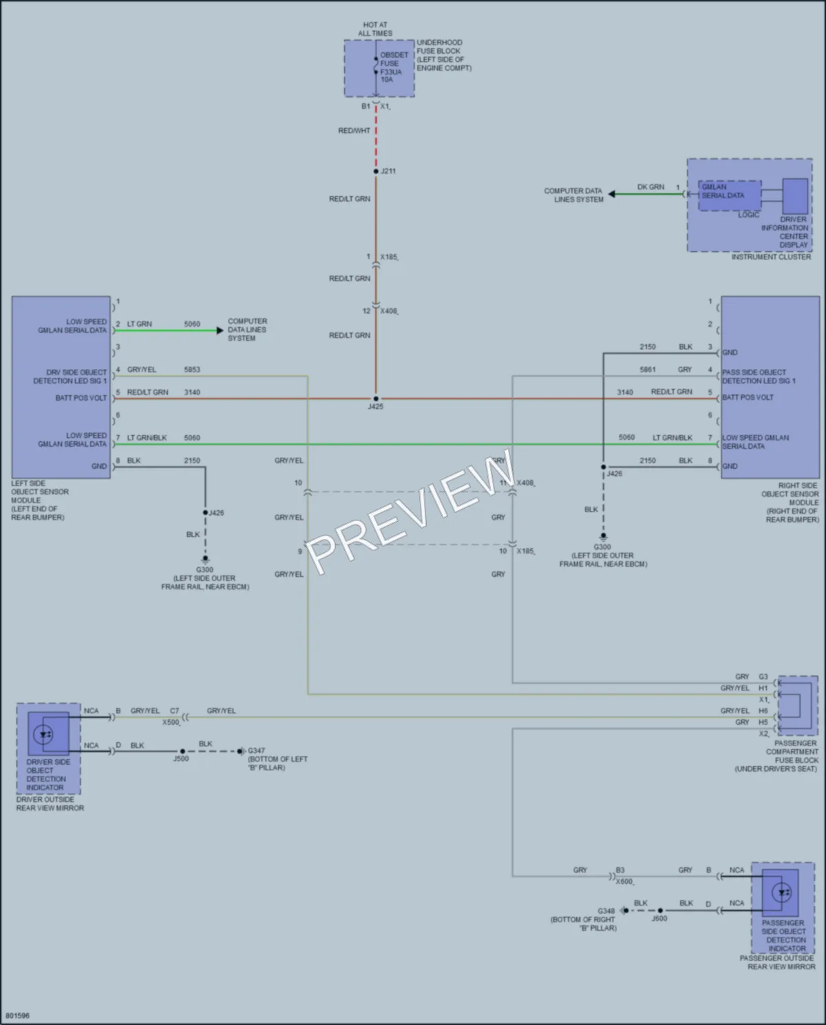 2022 Chevrolet 3500Express Navigation wiring diagram preview