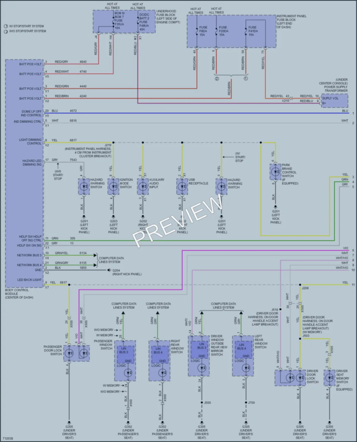 2022 Chevrolet Malibu Interior Lights wiring diagram preview