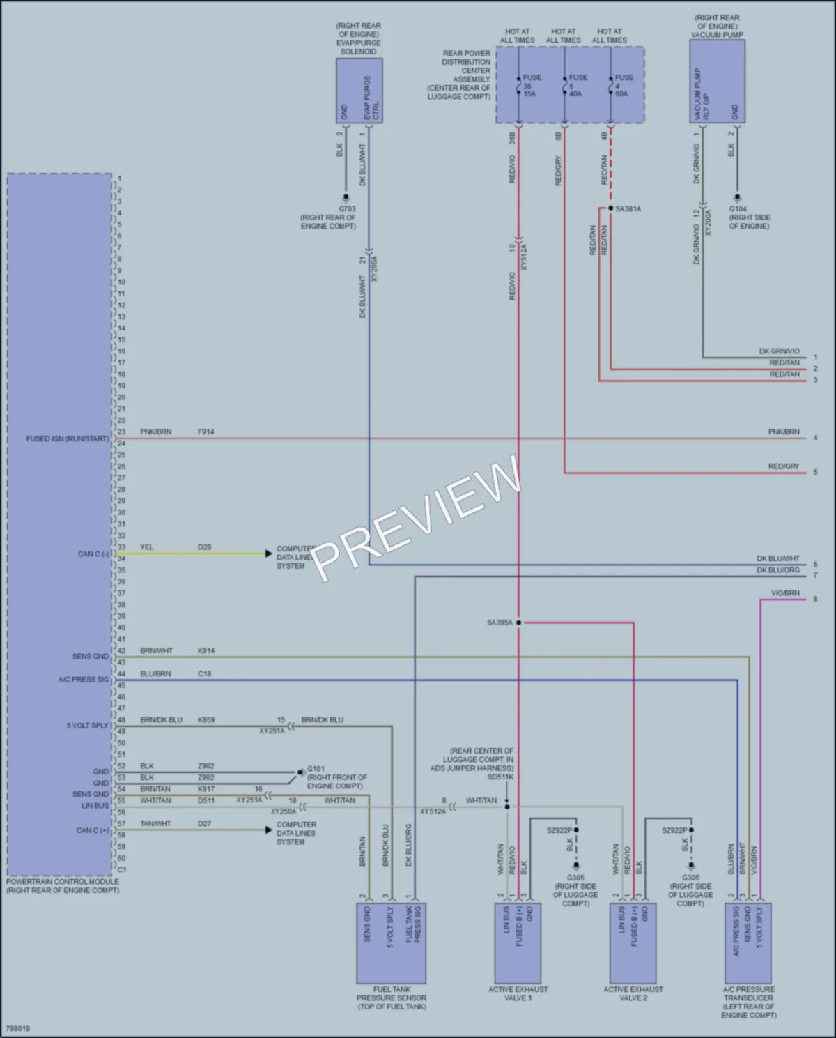 2022 Chrysler 300 Engine Performance wiring diagram preview