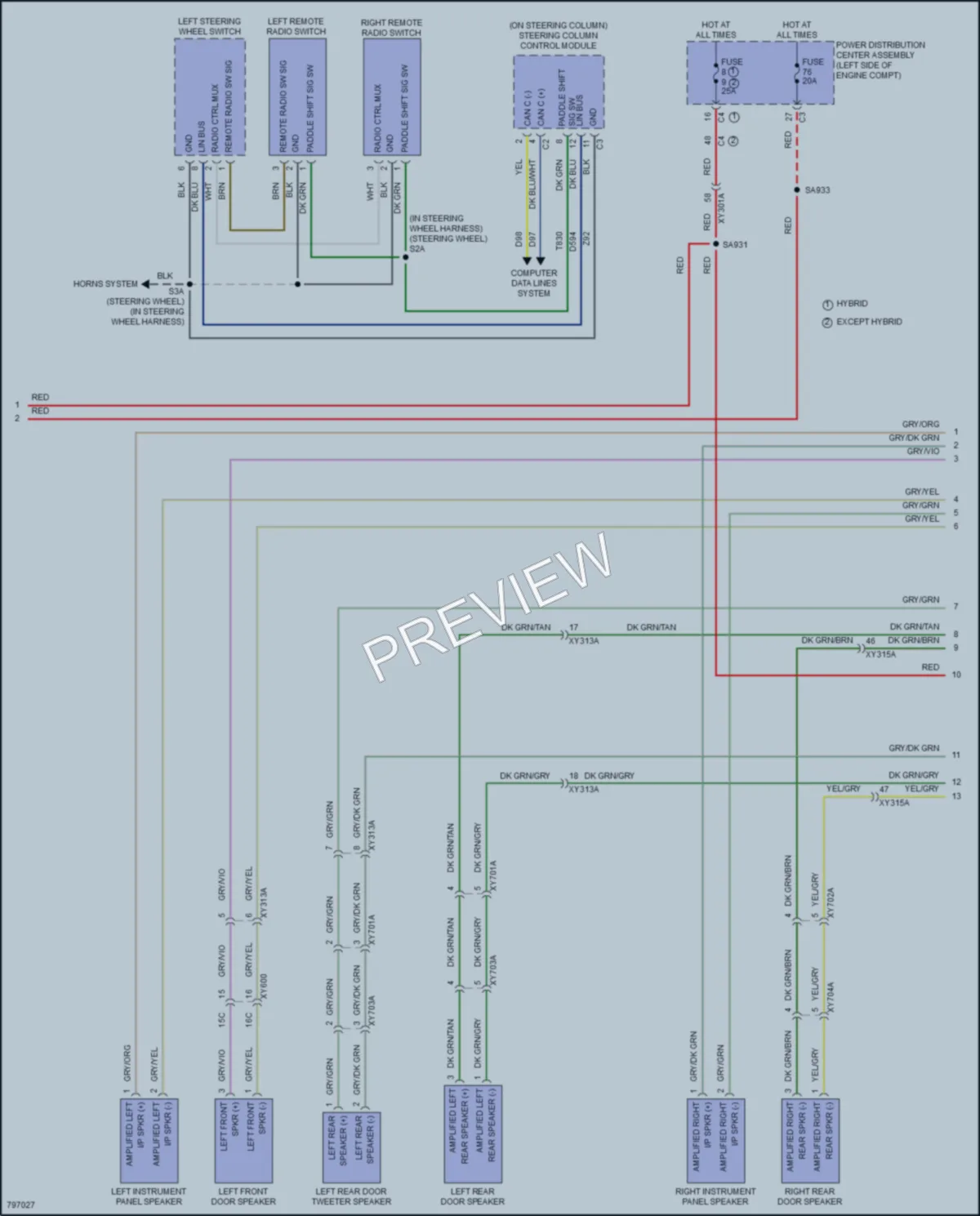 2022 Chrysler PacificaHybrid Navigation wiring diagram preview