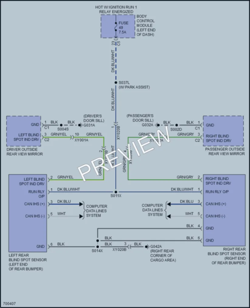 2022 Fiat 500X Navigation wiring diagram preview