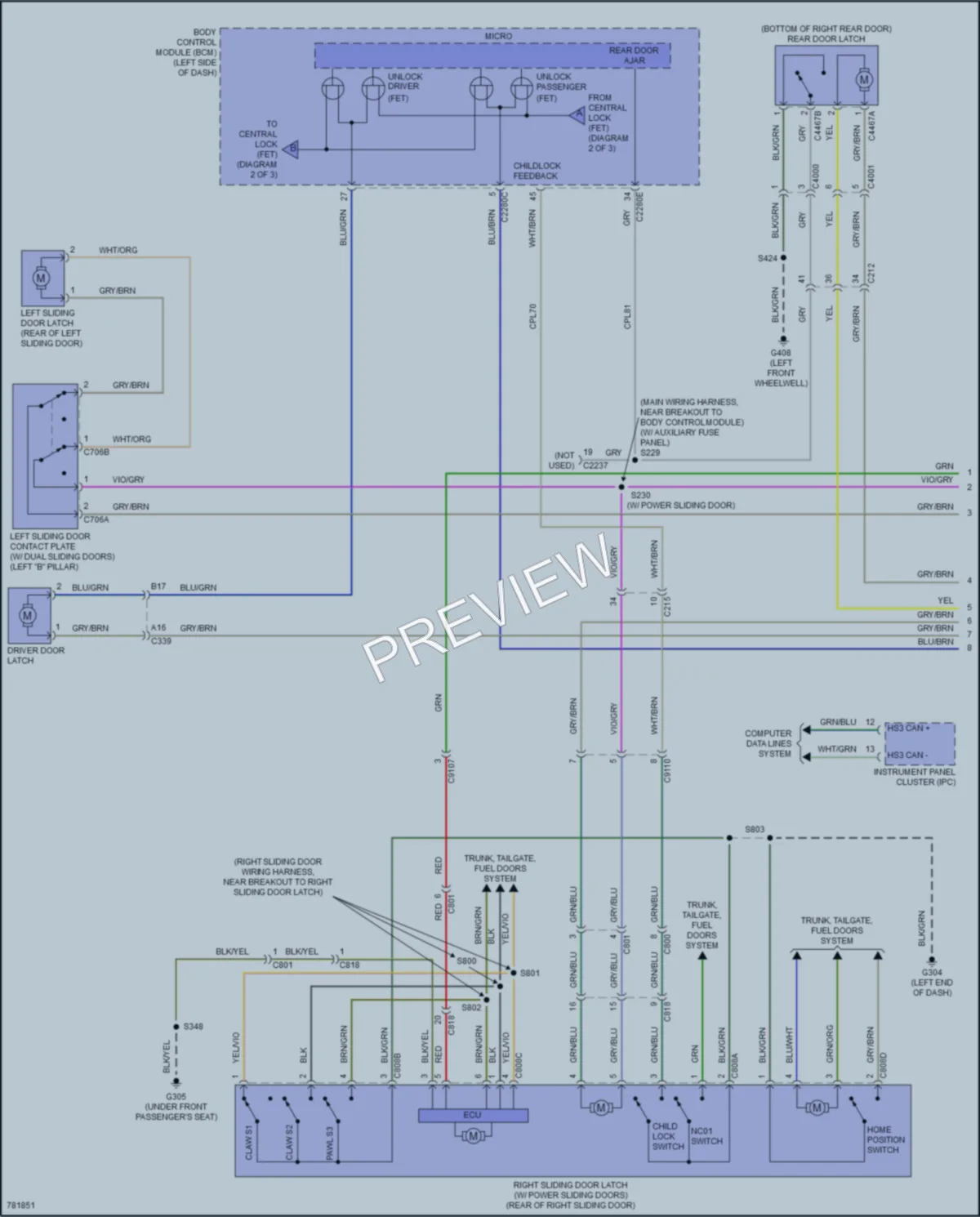 2022 Ford 150Transit Anti Theft wiring diagram preview