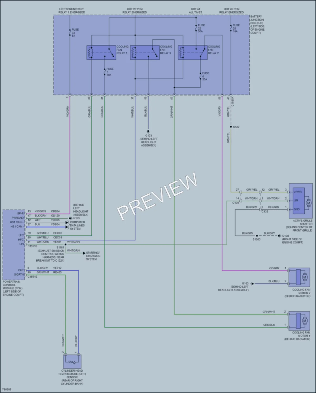 2022 Ford 150Transit Cooling Fan wiring diagram preview