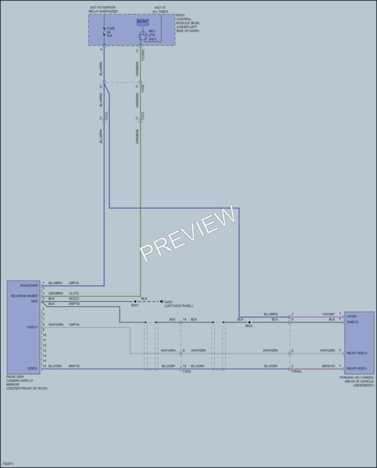2022 Ford E350Econoline Power Mirrors wiring diagram preview