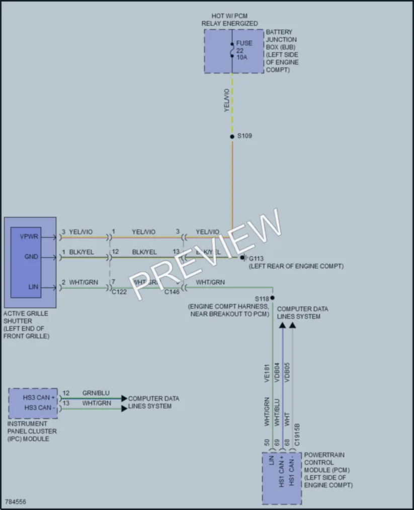 2022 Ford EcoSport Active Bodyworks wiring diagram preview