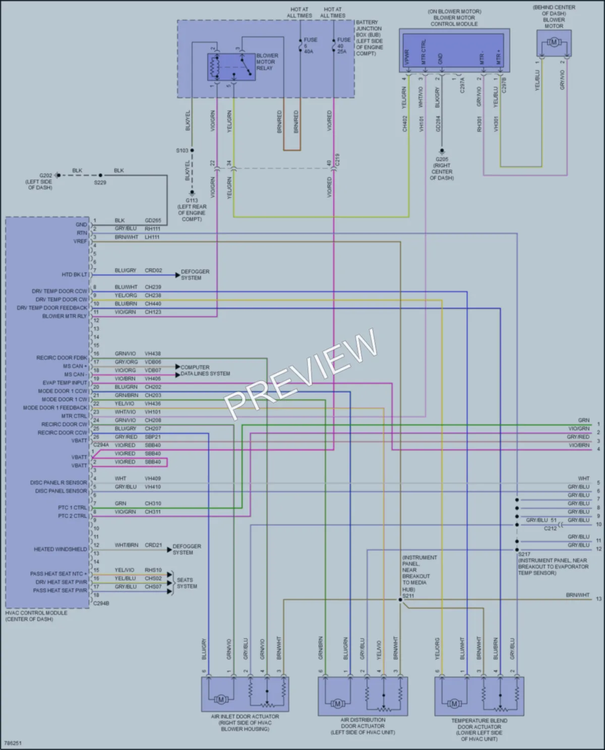 2022 Ford EcoSport Air Conditioning wiring diagram preview