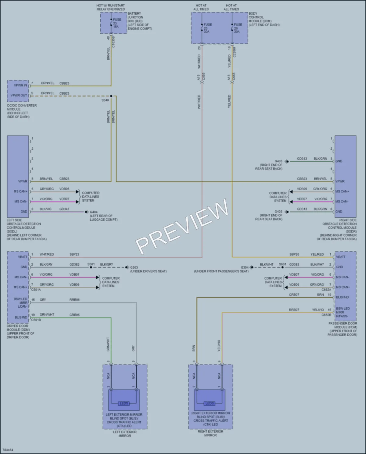 2022 Ford Edge Navigation wiring diagram preview