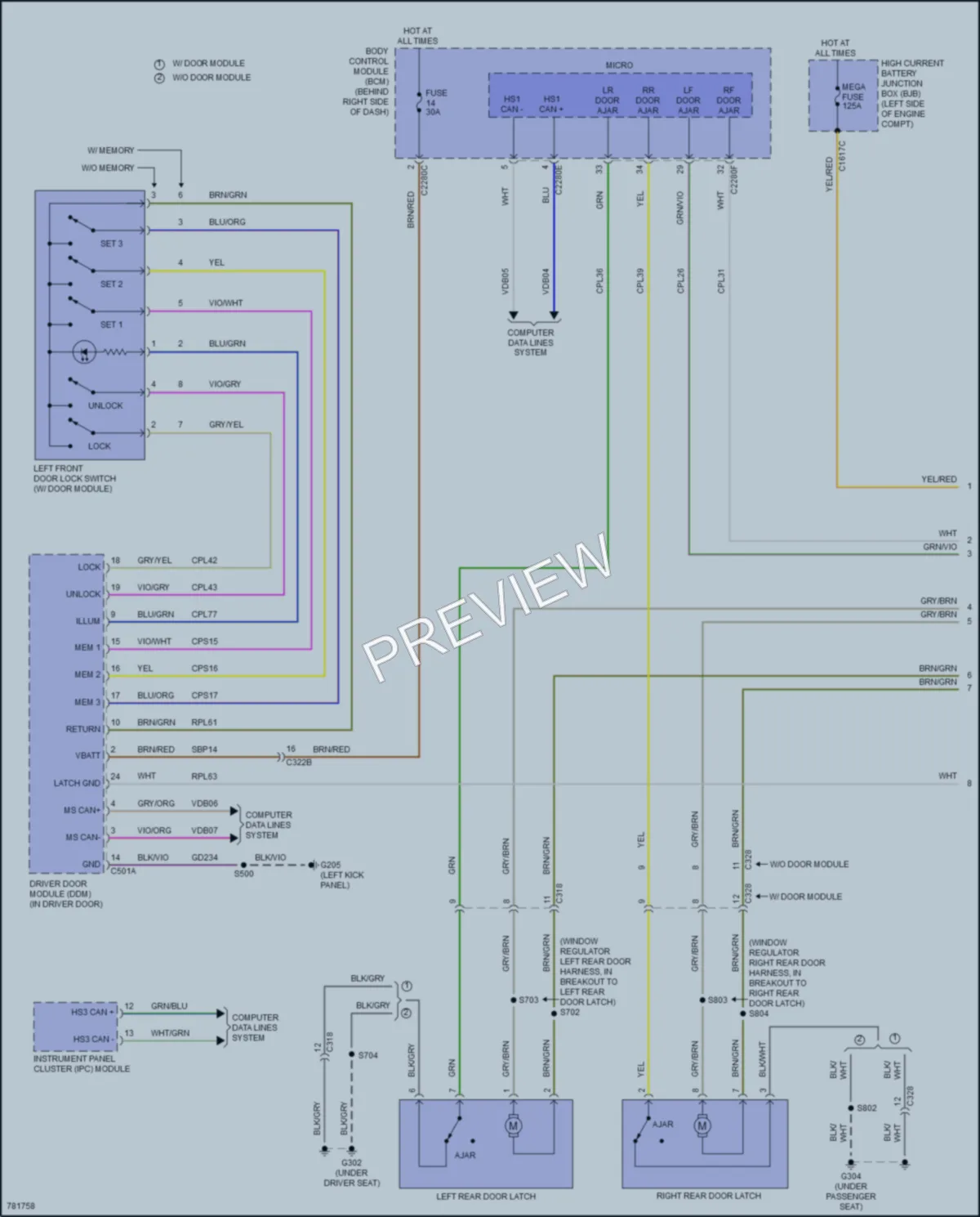 2022 Ford EscapeHybrid Anti Theft wiring diagram preview