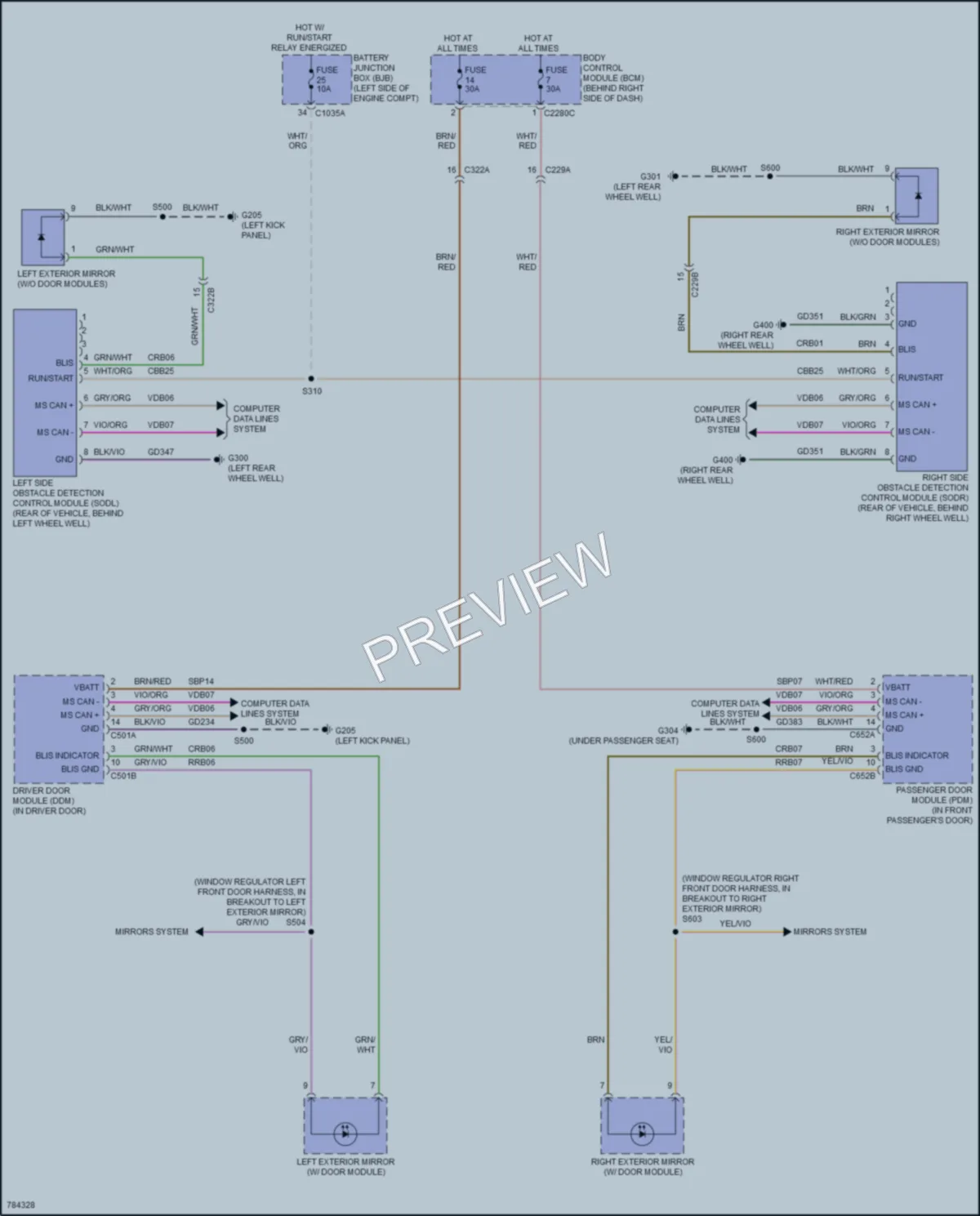 2022 Ford EscapeHybrid Navigation wiring diagram preview