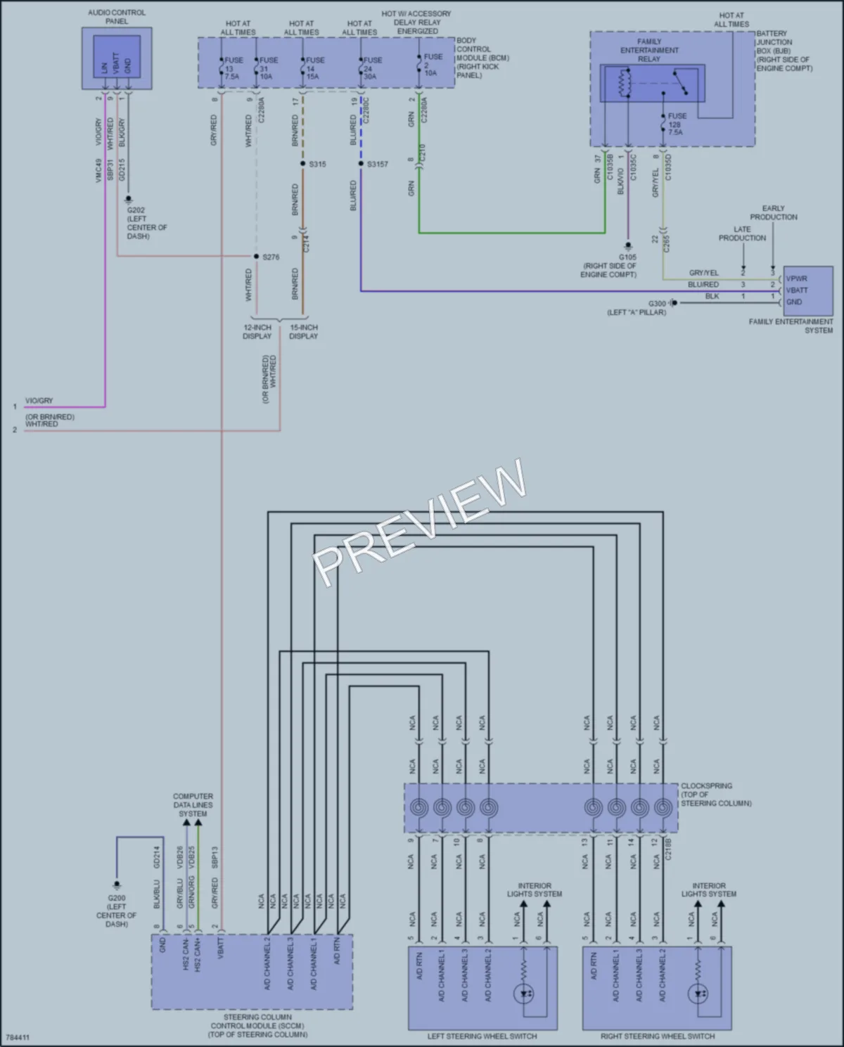2022 Ford Expedition Navigation wiring diagram preview