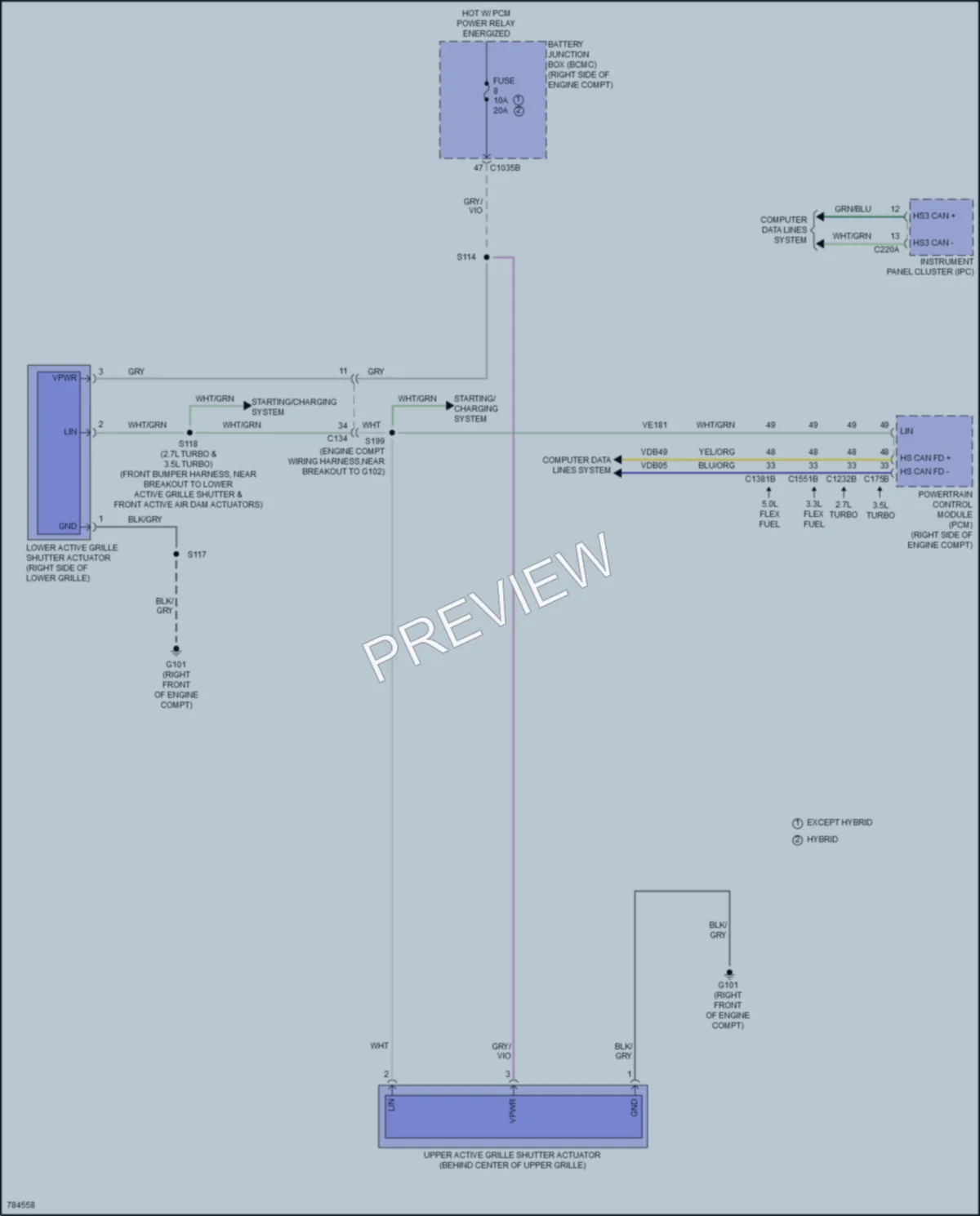 2022 Ford F150 Active Bodyworks wiring diagram preview