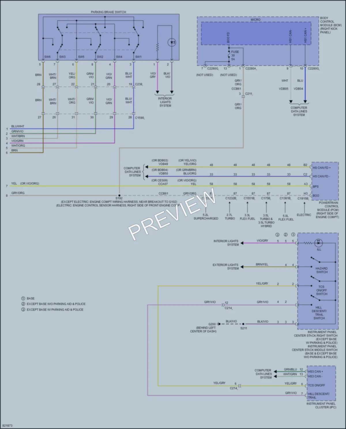 2022 Ford F150Lightning Anti Lock Brakes wiring diagram preview