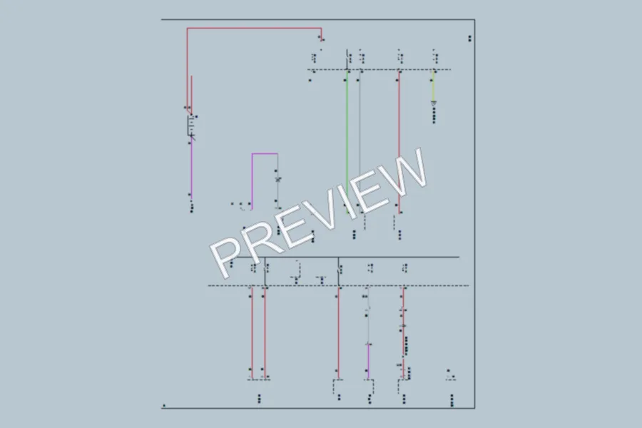 2022 Ford F150Lightning Power Distribution wiring diagram preview