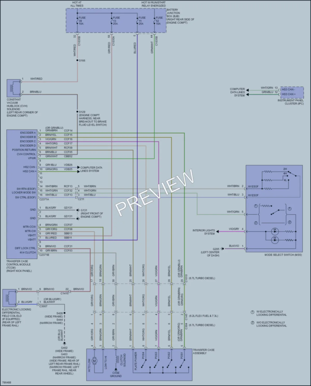 2022 Ford F250SuperDuty Transmission wiring diagram preview