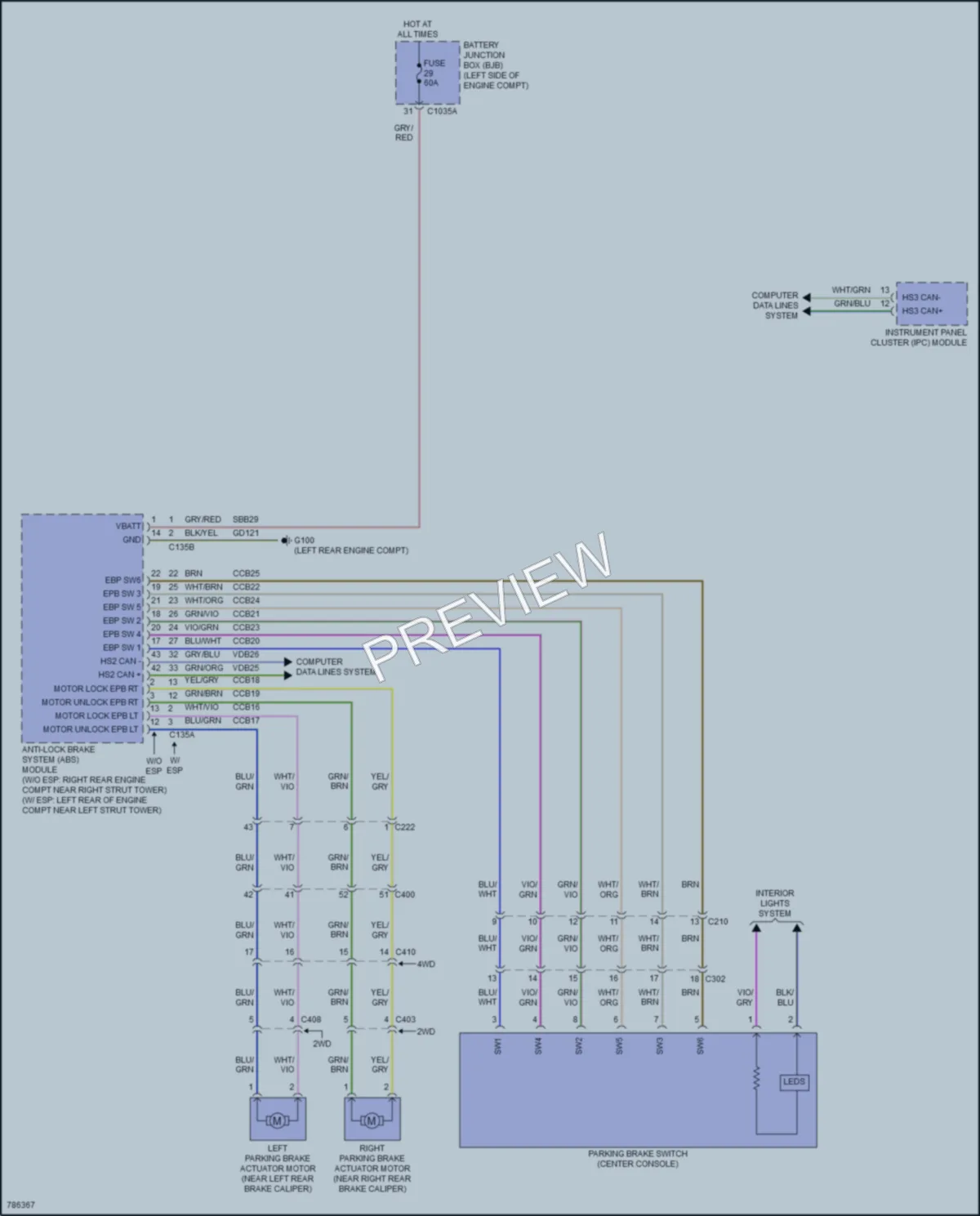 2022 Ford MaverickHybrid Shift Interlock wiring diagram preview