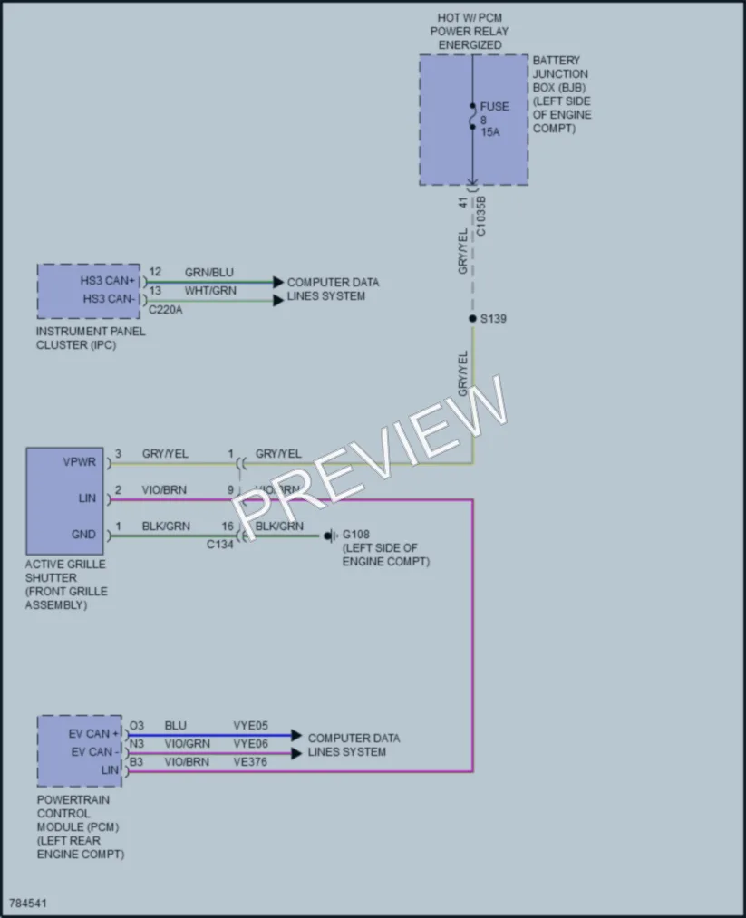 2022 Ford MustangMachE Active Bodyworks wiring diagram preview