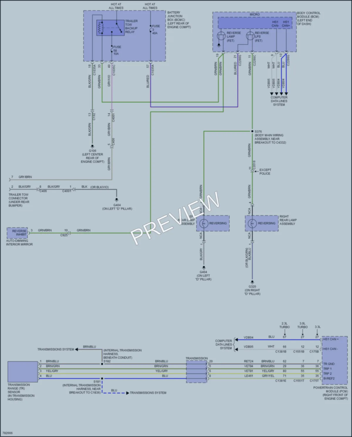 2022 Ford PoliceInterceptorUtility Exterior Lights wiring diagram preview