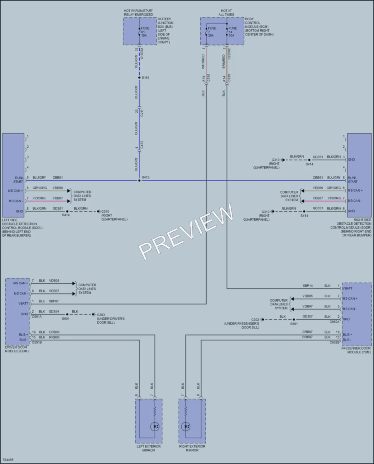 2022 Ford TransitConnect Navigation wiring diagram preview