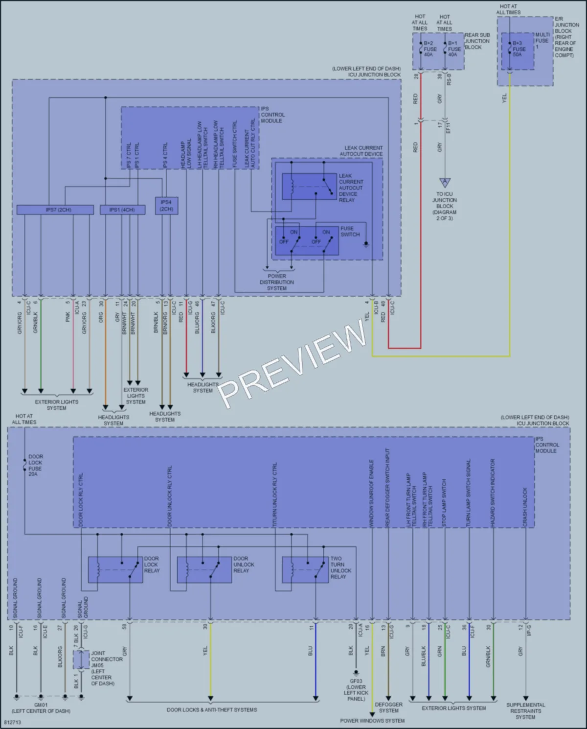 2022 Genesis G70 Body Control Modules wiring diagram preview