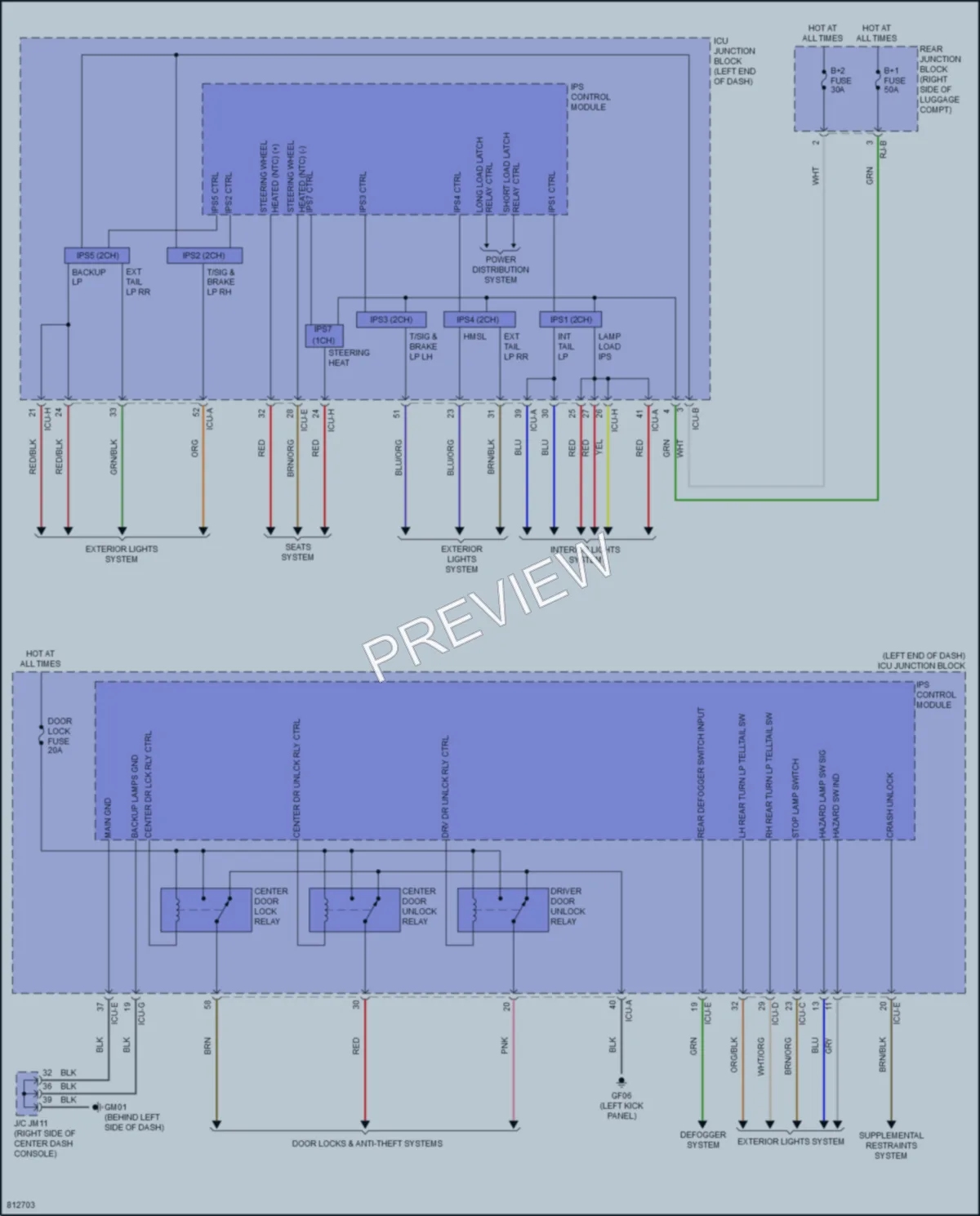 2022 Genesis G80 Body Control Modules wiring diagram preview