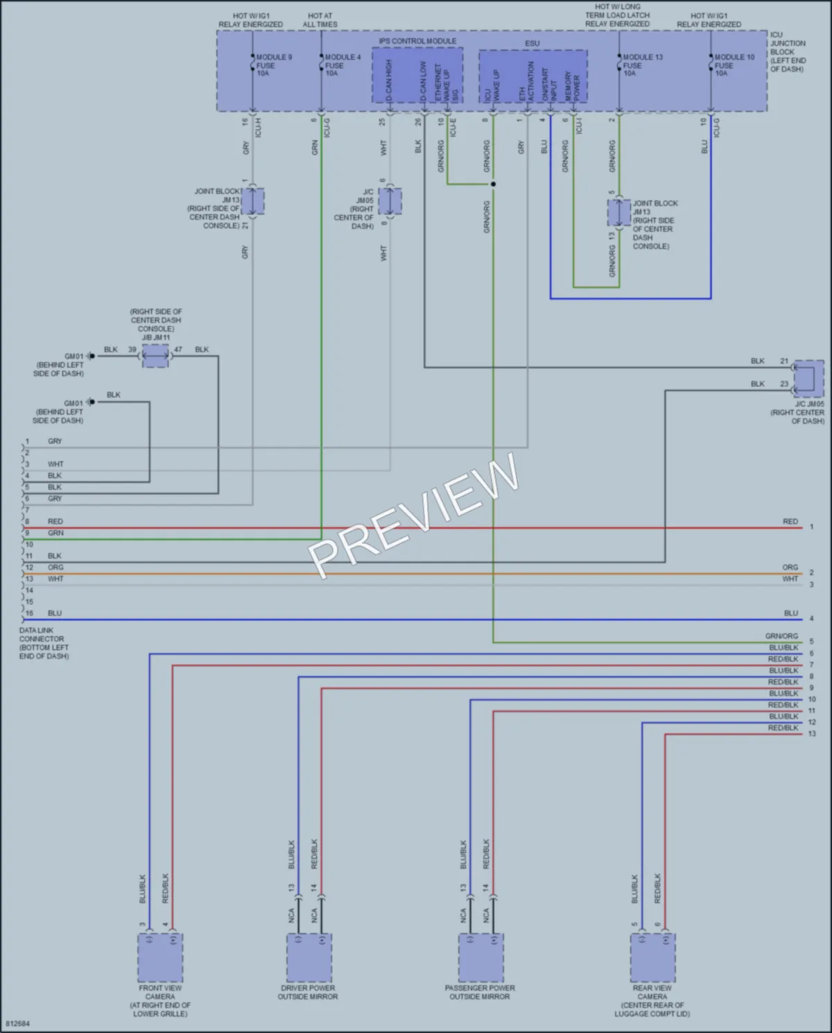 2022 Genesis G80 Computer Data Lines wiring diagram preview