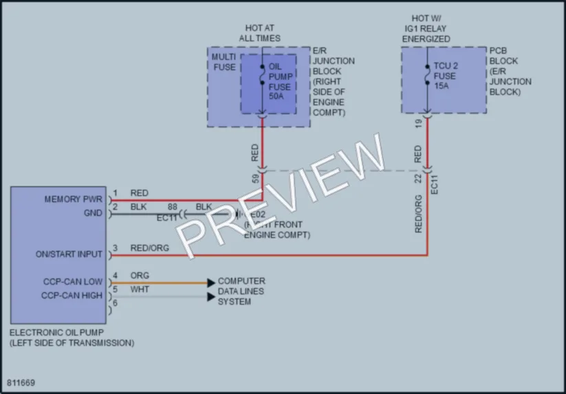 2022 Genesis GV70 Engine Performance wiring diagram preview